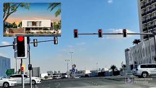 Tilal Al Furjan Villas  location video, Townhouses & Villas.  #dubai #nakheelvillla #jebelalivillage