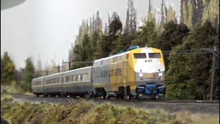 HO VIA Rail P42 On The Caramat & Kinghorn Subdivisons