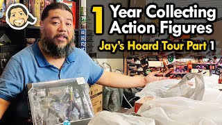 Action Figure Collecting Addiction - Toy Room Tour Part 1 - Mega Jay Retro