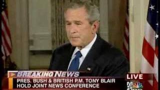 Bush reveals actual human response