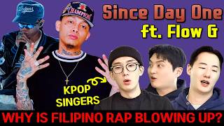 KOREAN Rapper First Time Listening to Filipino Rap Music! (Since Day One & Flow G)