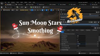 Unreal Engine 5 | Sun Rise | Moon - Stars Smoothing | Realistic Light | Open World Tutorial | Part 5