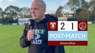 “Our Supporters Have Been Brilliant and We’re Sorry For Them” | Richard Luffman on FA Trophy exit