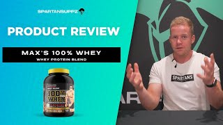 THE BEST AUSSIE WHEY PROTEIN? Max's 100% Whey SUPPLEMENT REVIEW!
