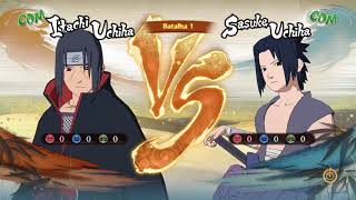 ITACHI VS SASUKE | RIVALIDADE ENTRE IRMÃOS | #BATALHAÉPICA - NARUTO STORM 4