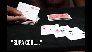 CARD MAGIC: A Really Cool Ace Cut Magic Tutorial