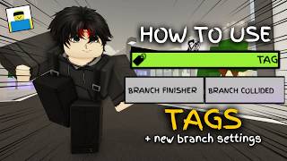 HOW TO USE TAG BLOCK AND NEW BRANCH SETTINGS IN SKILL BUILDER | Jujutsu Shenanigans Roblox