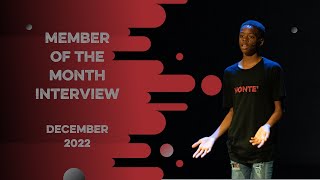 Member Of the Month Interview (December '22)