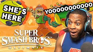 Super Smash Bros. Ultimate - MinMin ARMS DLC Fighter REACTION VIDEO