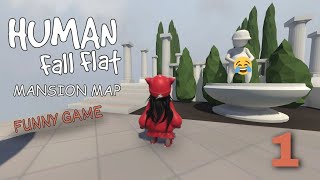 Mansion Map In Human Fall Flat I Funny Game I - (Part 1)