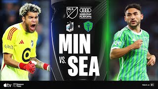 Minnesota United vs. Seattle Sounders FC | Full Match Highlights | 2025 Audi MLS Cup Playoffs