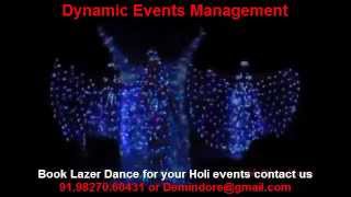 Lazer Dance Performance for Indian Royal Wedding Sangeet, Corporate and new year events