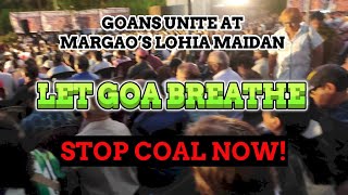 Goans Unite Against Coal: Powerful Protest at Margao with Paranjoy Guha Thakurta’s Voice