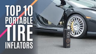 Top 10: Best Portable Tire Inflators in 2023 / Cordless Air Compressor, Air Pump for Cars, Bikes