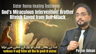 God's Miraculous Intervention! Brother Riteish Saved from Bull Attack