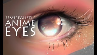 How to Draw Semi Realistic Anime Eyes