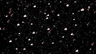 Christmas Snow 40 fps | No Copyright | Free Background particles | Christmas candy and Santa Claus