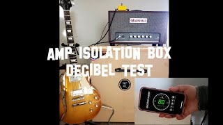 DIY Amp Isolation Box - Silent Recording - Decibels Test