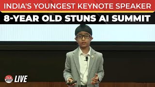 ‘I’ To The Power Of AI: 8-Yr-Old Ranvir Sachdeva Inspires Aspiring India’s Future Rise | AI Summit