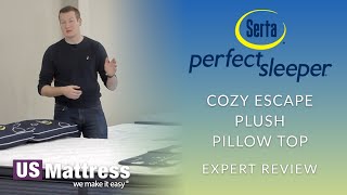 Serta Perfect Sleeper Cozy Escape Plush Pillow Top | Expert Review