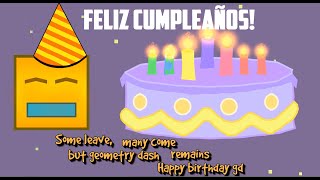 GEOMETRY DASH CUMPLE 7 AÑOS