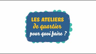 Participez aux ateliers de quartier à Mérignac