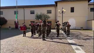 La Fanfara Bersaglieri di Roccafranca si esibisce con due brani al distretto Militare di Brescia