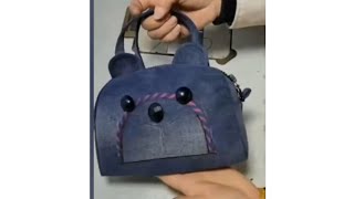 DIY  Hand Bag tutorial From Old Jeans | DIY Easy Hand Bag | Old Cloth Reuse Ideas