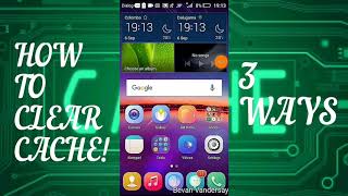 How to clear cache. 3 WAYS