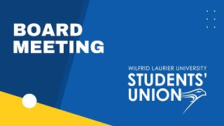 Board Meeting - July 26, 2021 (Part 1)