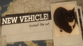 Maxwell the driveable cat