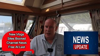 New Vlogs, Sites Booked, Channel News, Free At Last
