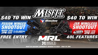 Dirt Micro Sprints @ Chili Bowl | Misfit Dirt Tour - Jake Silvia Racing Wingless Shootout | iRacing