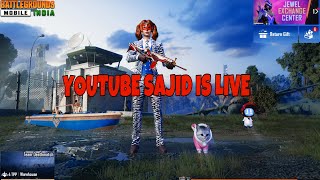 AGGRESSIVE GAMEPLAY ☠️| YOUTUBE SAJID IS LIVE 🔥| IPAD 8th GEN 60 FPS