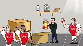 Arsenal Won A Golden Premier League Trophy As “Invincibles”