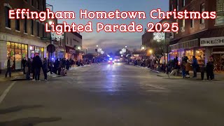Downtown Effingham Hometown Christmas Lighted Parade 2025