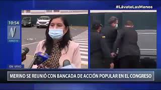 Yessy Fabián, congresista por AP, sufre lapsus asegurando que seguirá trabajando por la corrupción