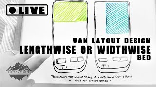 Van Conversion Layout Design: Bed Legthwise vs Widthwise