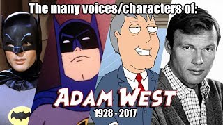 Many Voices of Adam West (Animated Tribute - Batman '66 / Family Guy / SuperFriends)