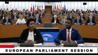 LIVE NOW : Bobi Wine In  EU Parliament With Dr Sarah Bireete Ugandan Govt Telabiseko