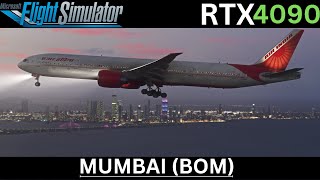 MSFS | PMDG 777-300ER - Mumbai Intl Airport Approach In 4K Ultra