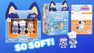 Bluey Fuzzies Flocked Mini Figures & Episode Packs Unboxing & Review