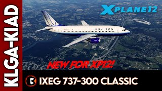 The 733 Classic flies in XP12! | X-Plane 12.06 | IXEG 737-300 | KLGA - KIAD | No Commentary