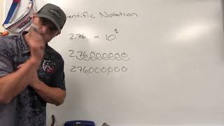 Writing Numbers from Scientific Notation