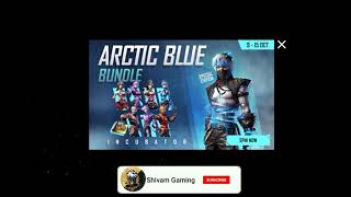 {Free Fire} new°° events°° Arctic blue☄️ bundle°°spin🎡🥏 in incubator°°  #gamingvideos