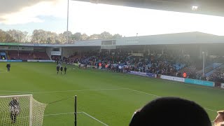 Scunthorpe United 2 Gloucester city 0. great atmosphere. on their way back??