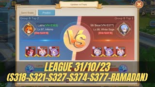 League (31/10/23) [S318-S321-S327-S374-S377-Ramadan] - Cloud Song