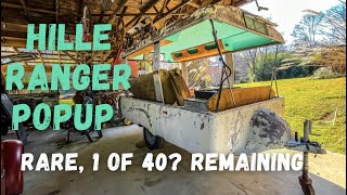 1954? Hille Ranger Camper, VERY RARE vintage pop-up camper!