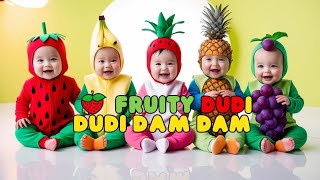 Super Cute Fruity Babies 🍉 Dudi Dudi Dam Dam Dance! #dudidudidumdum #kidsdancesongs