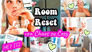 ROOM RESET 🧹 FROM CHAOS TO COZY 🎀 Childhood find 😭📚 | HEY ISI VLOG